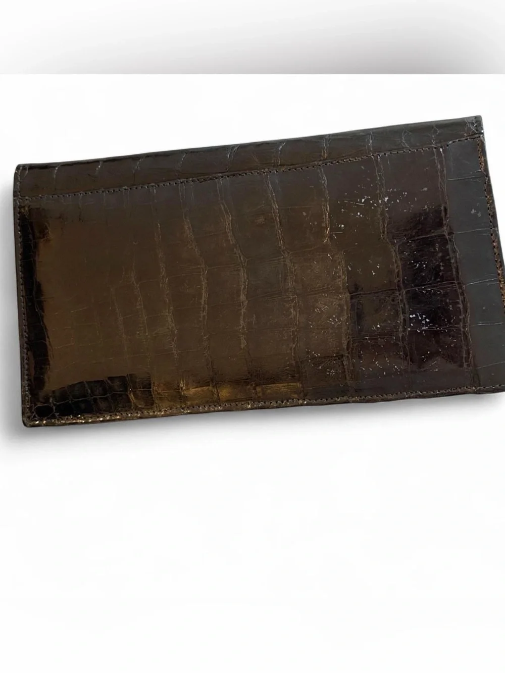 Black De Pinna Crocodile Leather Clutch - Classic Women’s Evening Bag